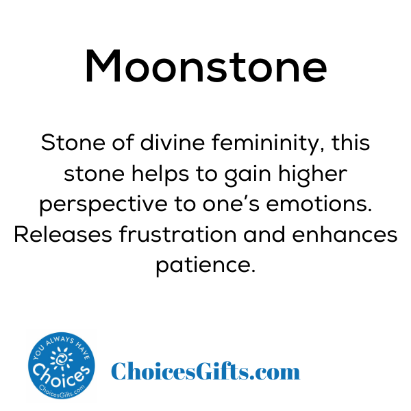 Z. Crystals: Moonstone (Tumbled) - Choices Books & Gifts