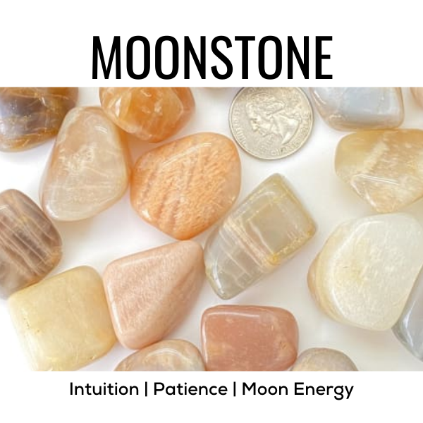 Z. Crystals: Moonstone (Tumbled) - Choices Books & Gifts