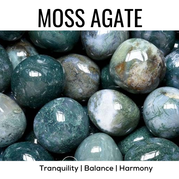 Z. Crystals: Moss Agate (Tumbled) - Choices Books & Gifts