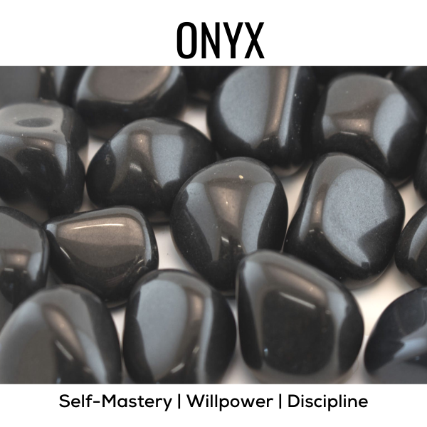 Z. Crystals: Onyx (Tumbled) - Premium Gifts from Choices - Just $4.95! Shop now at Choices Books & Gifts