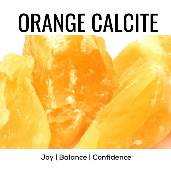 Crystals: Orange Calcite (Tumbled) - Main Image