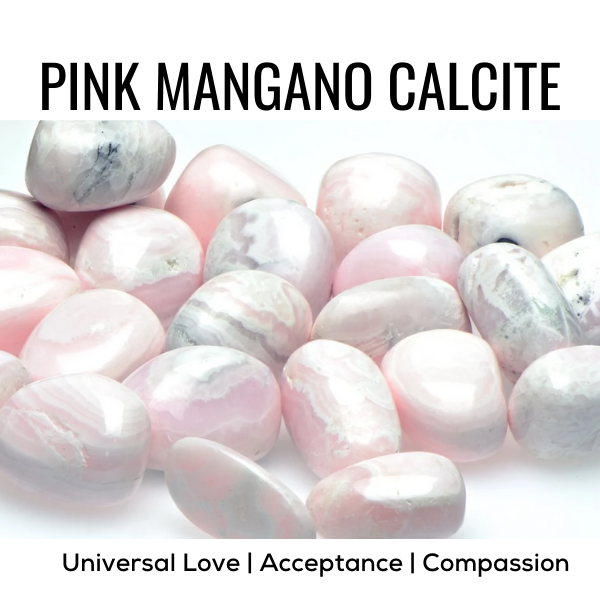 Z. Crystals: Pink Mangano Calcite (Tumbled) - Premium Gifts from Choices - Just $4.95! Shop now at Choices Books & Gifts