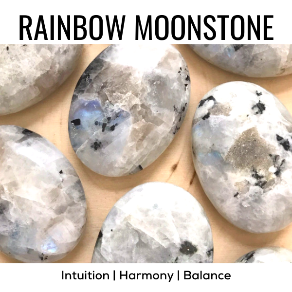 Z. Crystals: Rainbow Moonstone (Tumbled) - Premium Gifts from Choices - Just $4.95! Shop now at Choices Books & Gifts