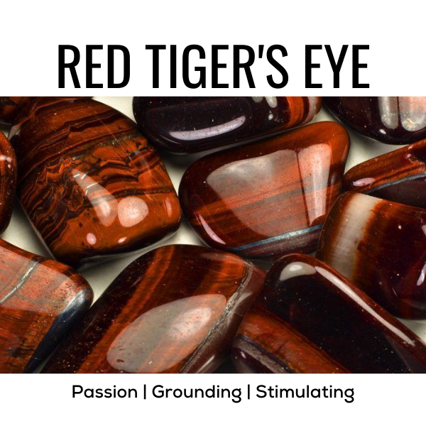 Z. Crystals: Red Tiger's Eye (Tumbled) - Premium Gifts from Choices - Just $4.95! Shop now at Choices Books & Gifts