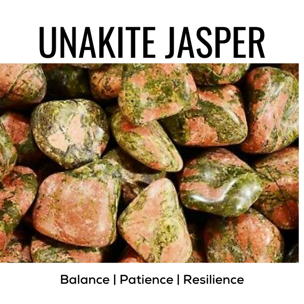 Z. Crystals: Unakite Jasper (Tumbled) - Premium Gifts from Choices - Just $4.95! Shop now at Choices Books & Gifts