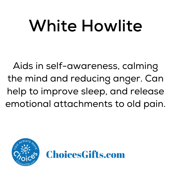 Z. Crystals: White Howlite (Tumbled) - Premium Gifts from Choices - Just $4.95! Shop now at Choices Books & Gifts