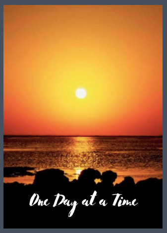 a100. One Day at a Time, Sunset. C11 - Premium Cards from Choices - Just $2.95! Shop now at Choices Books & Gifts