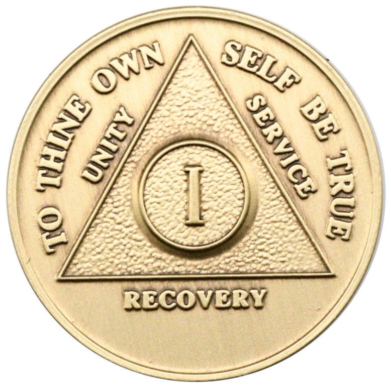 #aa120. AA Bronze Recovery Coin (1-65) - Premium Medallions from Choices - Just $2.50! Shop now at Choices Books & Gifts